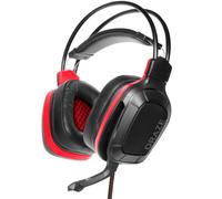 Speedlink DRAZE - Auriculares de Diadema para Videojuegos (Sonido estéreo, Brazo de micrófono Plegable, iluminados, para PC)