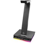 Speedlink EXCELLO Illuminated Headset Stand - Tarjeta de Sonido 7.1, hub USB Integrado, Negro