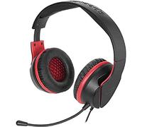 Speedlink Hadow Gaming Headset para Playstation PS4, Conector Jack de 3,5 mm, Cable de 1,2 m, Negro/Rojo