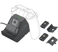 Speedlink JAZZ Cargador USB - Cargador y batería para hasta 2 mandos Xbox Series X/S, Negro