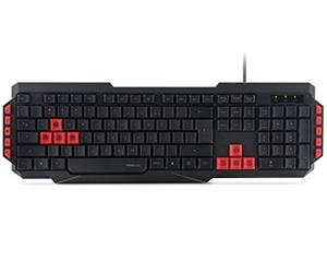 Speedlink LUDICIUM Gaming Keyboard FR Layout - Teclado de Juego con Enchufe USB (10 Botones Foctions Multimedia, Forma ergonómica) Color Negro