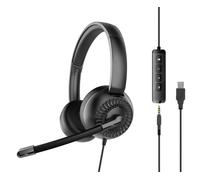 Speedlink METIS Stereo Headset - lightweight wired headset with microphone and w