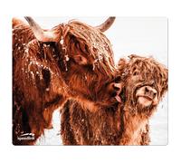Speedlink Mouse Pad De Seda Vaca Con Ternero Vacas Plano 1,5mm Delgado