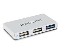 Speedlink PLECA USB C to USB A Hub, Silver