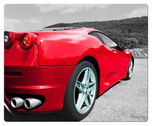 SPEEDLINK SL-6242-M02 alfombrilla para ratón Negro, Rojo - Alfombrilla de ratón (Negro, Rojo, Imagen, Seda, Base antiderrapante)