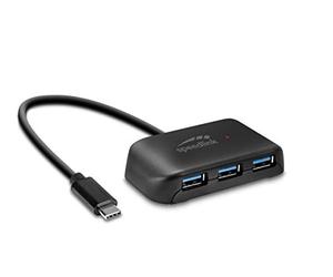 Speedlink Snappy EVO USB Hub, 4-Port, Type-C to USB 3.0, Black