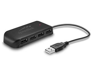 Speedlink Snappy EVO USB Hub, 7-Port, USB 2.0, Active, Black