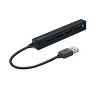 Speedlink Snappy slim USB Hub 4-port colour negro