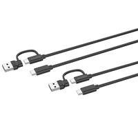`Speedlink - Stream Play & Charge Usb-C/A To Usb-C Cable Set, Black` ACC NUEVO