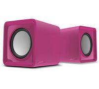 Speedlink TWOXO Altavoz estéreo - Altavoz Compacto, Compatible con PC, Tablet, Smartphone, Rosa