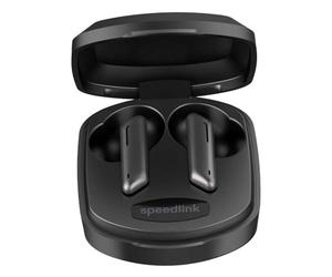 Speedlink VIVAS True Wireless In-Ear Headphones - Auriculares inalámbricos con Bluetooth y Estuche de Carga, Grises