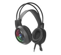 Speedlink VOLTOR LED Auriculares - para Gaming, Control de Volumen Integrado, Diadema Flexible, Negro