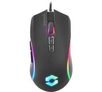 Speedlink ZAVOS Ratón Gaming Mouse con Cable - Iluminación Multicolor RGB, 5 Botones y 2 interruptores de PPP, 3200dpi / 8000dpi, Negro