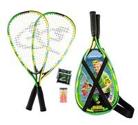 Speedminton® Junior Set - Original Speed Badminton/Crossminton Niños Set Incluye 2 Fun Speeder® Bolsa
