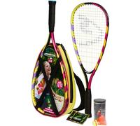 Speedminton® Junior Set - Original Speed Badminton/Crossminton - Set Infantil Incluye 2 Fun Speeder® - Bolsa