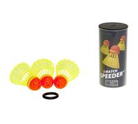 Speedminton Macht Match Speeder Tube (3 Pack), Sport, Yellow/Red, 12 cm