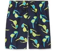 Speedo 8-07857C239 Bañador, Niños, Multicolor (Navy/Citron/Apple Green), 2XL