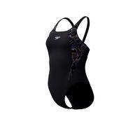 Speedo bañador de natación Hyperboom Splice Muscleback vêtement running femme 44 Noir