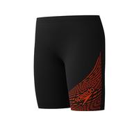 Speedo Bañador Jammer con logotipo de Medley para niños, color rojo jengibre, Jengibre Rojo, 9-10 Años