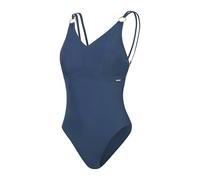 Speedo Bañador Moldeador de 1 Pieza con Tirantes, Moldeador, Traje de baño para Las Vacaciones y la Playa Traje de baño para Mujer, Azul Picea, 38