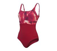 Speedo Bañador Moldeador de 1 Pieza ContourEclipse | Moldeador | Traje de baño para Las Vacaciones y la Playa Traje de baño para Mujer, Niebla Magenta/Flor Suave/Rojo Vasco, 34