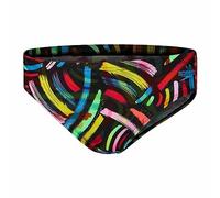 Speedo Bañador Niño Digital Allover Brief Negro, Talla 15-16 Años