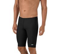 Speedo Bañador para Hombre Powerflex, ecológico, Liso - 825764-002, Negro
