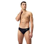 Speedo Bañador Tipo Slip Hyperboom Splice | Secado rápido | Entrenamiento | Fitness | Resistente al Cloro Bañador Slip para Hombre, Negro/Verde campiña, 42