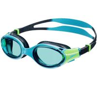 Speedo Niños unisex Gafas de natación Biofuse 2.0 | Ajuste fácil patentado | Antivaho | Sin goteos | Ajuste optimizado | Más comodidad Hypersonic Blue/Lumo Green One Size