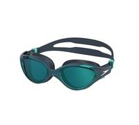 Speedo Biofuse 2.0 Mirror Swimming Goggles, Female Design, Patented Adjust Mechanism, Anti-Fog, Anti-Leak, Comfort Fit Gafas de natación para Mujer, Dark Teal/Cobalt/Emerald Mirror, One Size