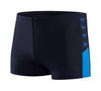 Speedo Boom Logo Splice Bañador Hombre, Azul Marino/Azul, XXS