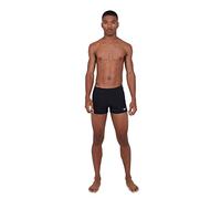 Speedo Boomstar Splice Pantalón De Baño (Aquashort), Hombre, Negro Blanco, 28 (ES 70 CM)