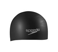 Speedo, Color Gorro de natación de Pelo Largo de Silicona, Negro, Talla única, Unisex, Black