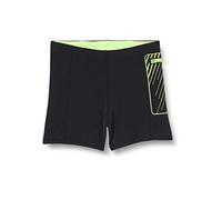 Speedo Contrast Pocket Aquashort Am Bañador, Hombre, Black/Bright Zest, 28