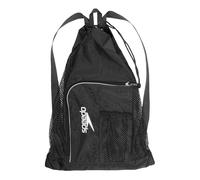 Speedo Bolsa de Malla Unisex para Adultos, con Ventilador, de Lujo, para Equipo Deportivo, Color Negro, 1 Unidad