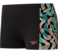 Speedo digital allover panel aquashort black / green / red 116cm