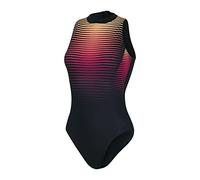 Speedo Digital Placement Hydrasuit Bañador Mujer, Negro/Magenta/Papaya Punch, 28