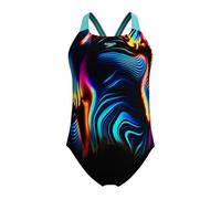 Speedo Digital Placement Splashback Junior Swimsuit - 7-8 Years - Arctic Glass