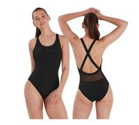 Speedo Bañador Mujer Eco Endurance+ Power Espalda Cruzada Negro 40 (ES 46)