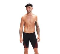 Speedo Eco Endurance + Pro II Jammers de natación Hombre, Negro/Fed Rojo, 3XS