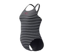 Speedo Endurance+ Printed Medalist Traje de baño para Mujer, Anthracite, 36