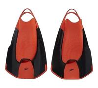 Speedo Fastskin Kickfin Aletas Unisex Adulto, Negro/Siren Red, 5-6
