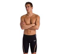 Speedo Fastskin LZR Pure Intent High Waist Jammer Bañador, Hombre, Black/Rose Gold/White, 30