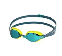 Speedo Fastskin Speedsocket 2 Mirror Gafas de natación para Unisex Adulto, Hyper Yellow/Cobalt/Emerald, One Size