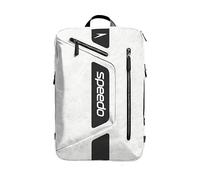 Speedo Flex 25L Mochila Para Unisex Adulto, Blanco, One Size