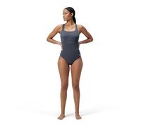Speedo Flex Band Traje de baño para Mujer, Grey Lead, 32