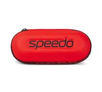 Speedo Funda para gafas de natación, Almacenamiento, Protección Funda para gafas de natación para Unisex, Rojo, One Size