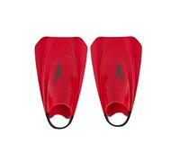Speedo Fury Training Fin for Swimming Aletas de natación Unisex Adulto, Rojo/Azul/Gris, 11-12