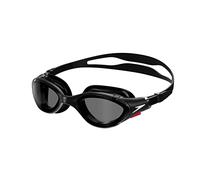 Speedo Gafas de natación unisex para adultos Biofuse 2.0, negro/blanco/ahumado