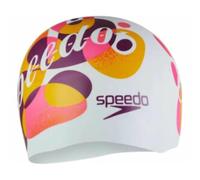 Gorro SPEEDO JUNIOR PRINTED SILICONE 8-0838615950 Blanco - Talla: Unica